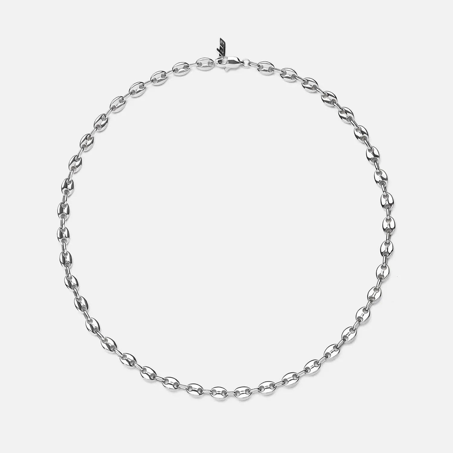 Coffee Bean Halskette in 5mm breite mit Gliedern in Form von Kaffeebohnen