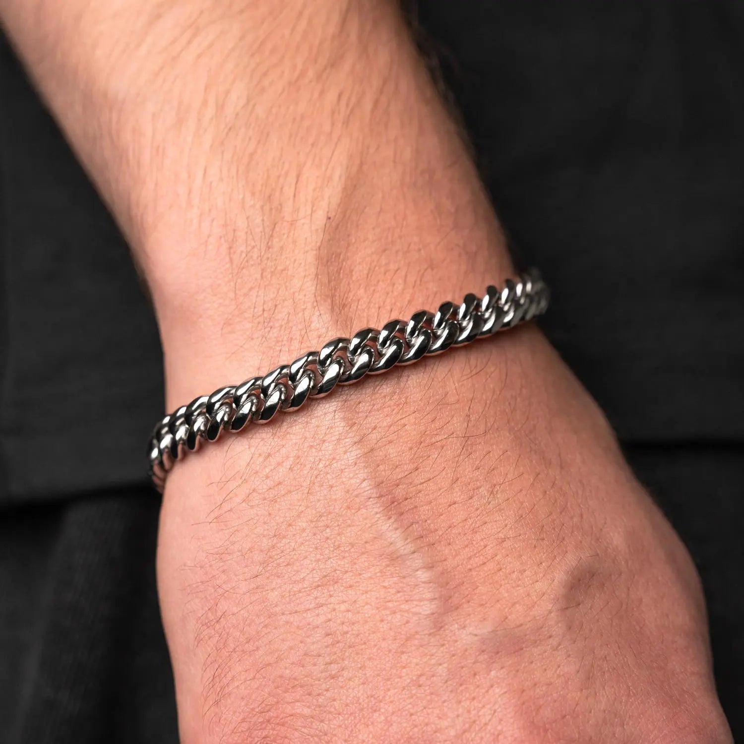 Panzerarmband Cuban Link 8mm