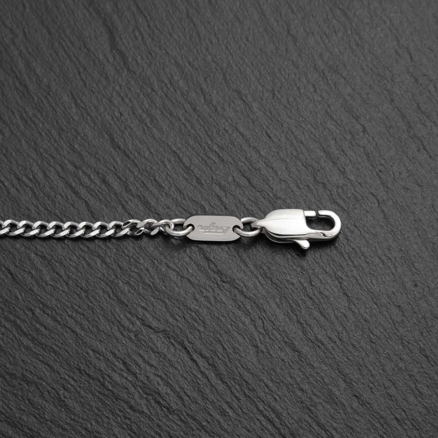 Beydodo Panzerkette Herren - Edelstahl Cuban Chain 20mm, 66cm Silber